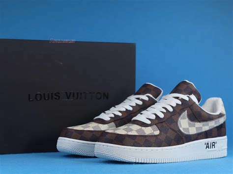 louis vuitton nike air force 1 brown|louis vuitton af1 price.